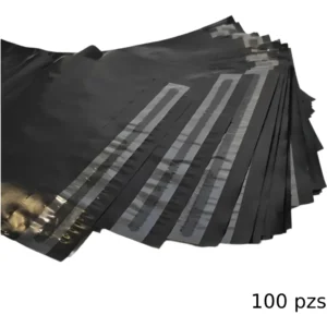 ¡Protege tus envíos con nuestras 100 Bolsas de Paquetería de 17x26 cm color negro